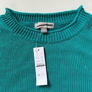 J. Crew Relaxed Cotton-Linen Blend Beach Sweater